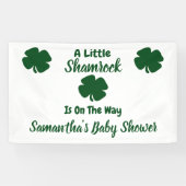 Little Shamrock St Patrick's Day Spandoek (Horizontaal)