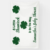 Little Shamrock St Patrick's Day Spandoek (Verticaal)