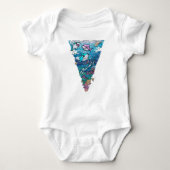 Little Shark Doodle Romper (Voorkant)
