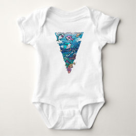 Little Shark Doodle Romper