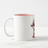Little sheep mug tweekleurige koffiemok (Links)