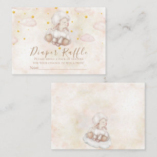 Little Sheep pinky wolken schattig lam dromerige s Informatiekaartje