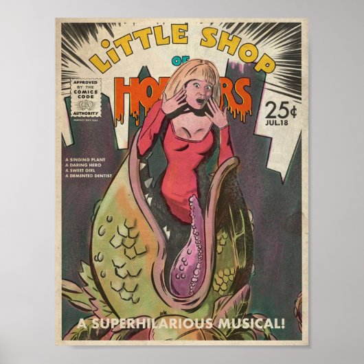 Little Shop of Horrors Movie Poster (Voorkant)