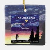 Little Shot Courage Book Cover Ceramic Ornament (Voorkant)