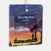 Little Shot Humility Book Cover Ceramic Ornament (Rechts)