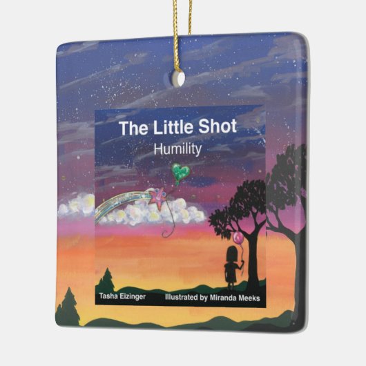 Little Shot Humility Book Cover Ceramic Ornament (Links)