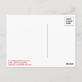 Little Sigh: briefkaarten (zwart) (Achterkant)