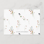 Little Silly Goose Baby Shower Advice for Mom Informatiekaartje (Achterkant)