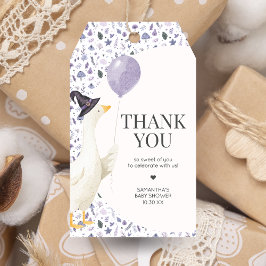 Little Silly Goose Baby Shower Favor Tags Cadeaulabel