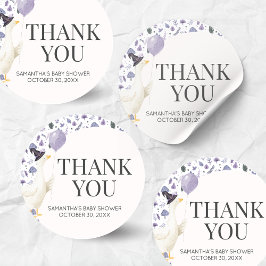 Little Silly Goose Baby Shower Ronde Sticker