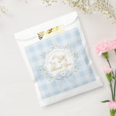 Little Silly Goose Blue Baby Shower Thank you Bedankzakje (Gezegeld)