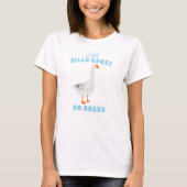 Little Silly Goose On Board T-shirt (Voorkant)