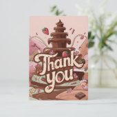 Little Simple Chocolate bedankkaart (Staand voorkant)