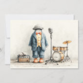 Little Singer 1e verjaardag Kaart (Voorkant)