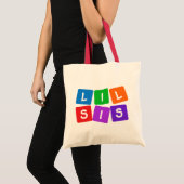 Little Sis bag - kies stijl en kleur Tote Bag (Voorkant (product))
