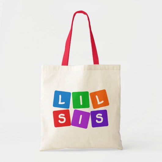 Little Sis bag - kies stijl en kleur Tote Bag (Voorkant)