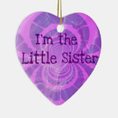 Little Sis Kerstmis Keramisch Ornament (Rechts)