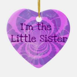 Little Sis Kerstmis Keramisch Ornament