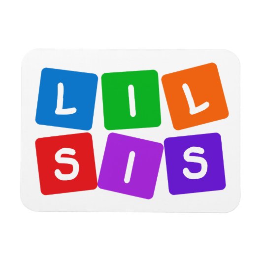 Little Sis magnet Magneet (Horizontaal)