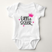 Little Sister Baby Bodysuit (Voorkant)