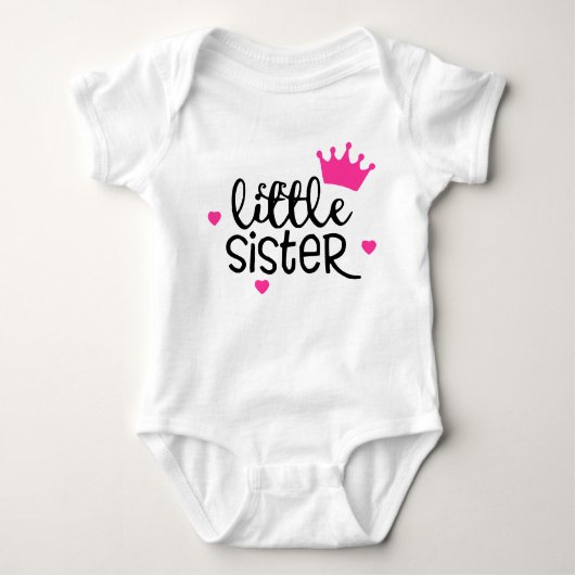 Little Sister Baby Bodysuit (Voorkant)