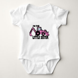 Little Sister Backhoe Romper