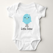 Little Sister Blue Bird Spring T-shirt (Voorkant)
