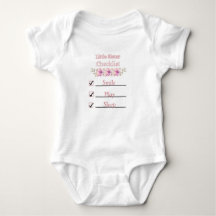 Little Sister Checklist T-shirt