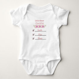 Little Sister Checklist T-shirt