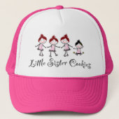 Little Sister Cookies Logo Trucker Pet (Voorkant)