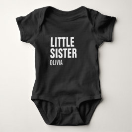 Little Sister Custom Baby Bodysuit