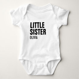 Little Sister Custom Baby Bodysuit