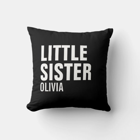 Little Sister Custom Sierkussen (Voorkant)