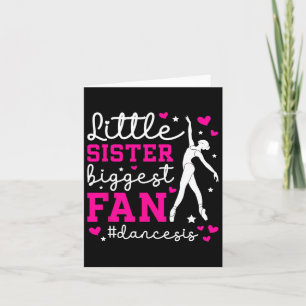 Little Sister Dance Sis Dance Sister van een danse Kaart