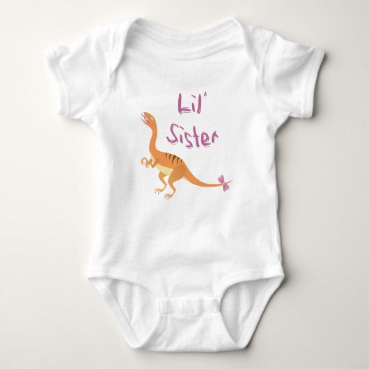 Little Sister Dino Romper (Voorkant)