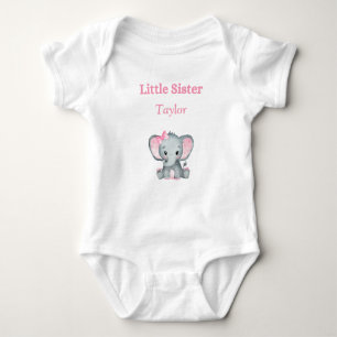 Little Sister Elephant One-piece T-shirt