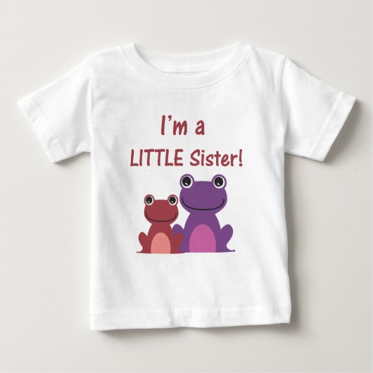 Little Sister Frog Sibling T (Paarse/roze) (Voorkant)