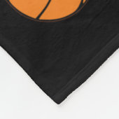 Little Sister Grootste Fan Basketbal Zus Fleece Deken (Hoek)