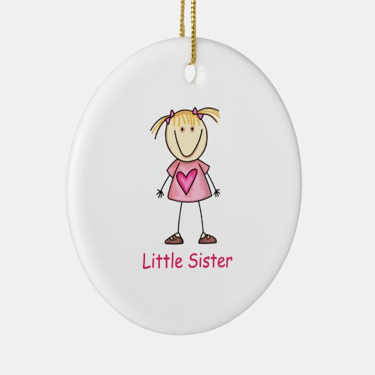 LITTLE SISTER KERAMISCH ORNAMENT (Rechts)