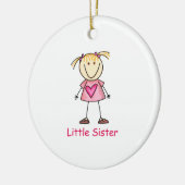 LITTLE SISTER KERAMISCH ORNAMENT (Links)