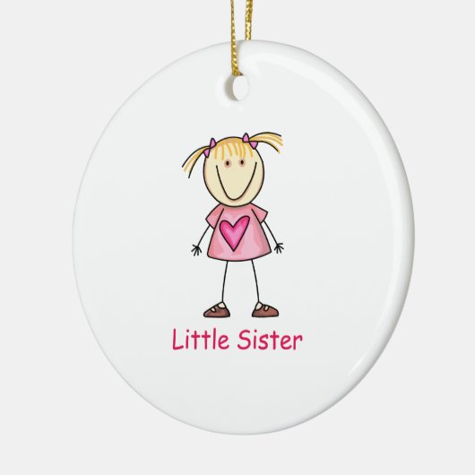LITTLE SISTER KERAMISCH ORNAMENT (Links)