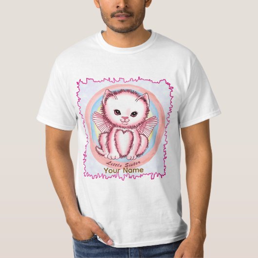 Little Sister Kitten T-Shirt (Voorkant)