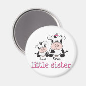 Little Sister Koe T-shirt Magneet (Voorkant / Achterkant)