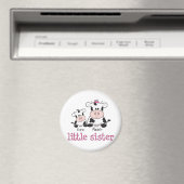 Little Sister Koe T-shirt Magneet (Insitu (Vaatwasser))