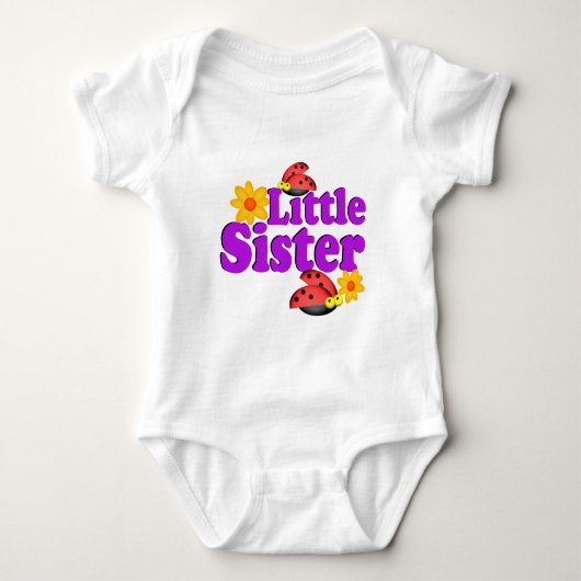 Little Sister Ladybug Romper (Voorkant)