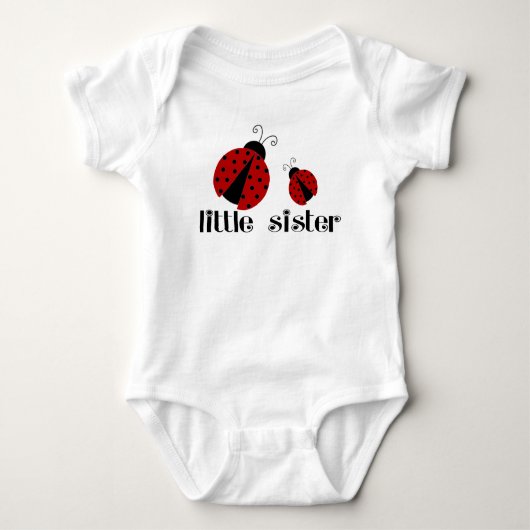 Little Sister Ladybug Romper (Voorkant)