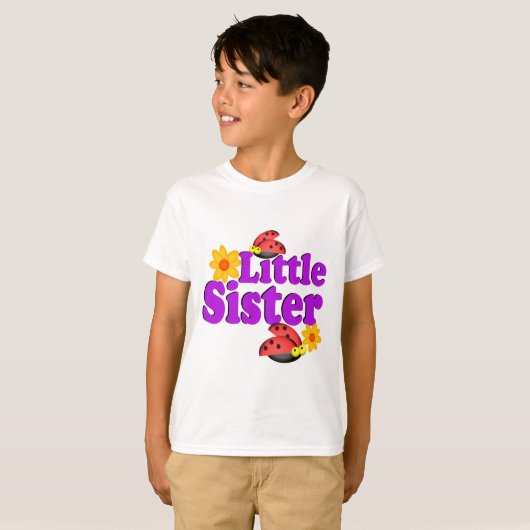 Little Sister Ladybug T-shirt (Voorkant volledig)