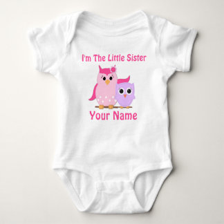 Little Sister Owl gepersonaliseerd T-Shirt