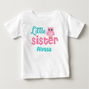 Little Sister Pink Blauwgroen gepersonaliseerd shi