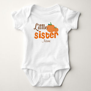 Little Sister Pumpkin gepersonaliseerd Shirt